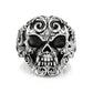 07 Filigree Skull Ring