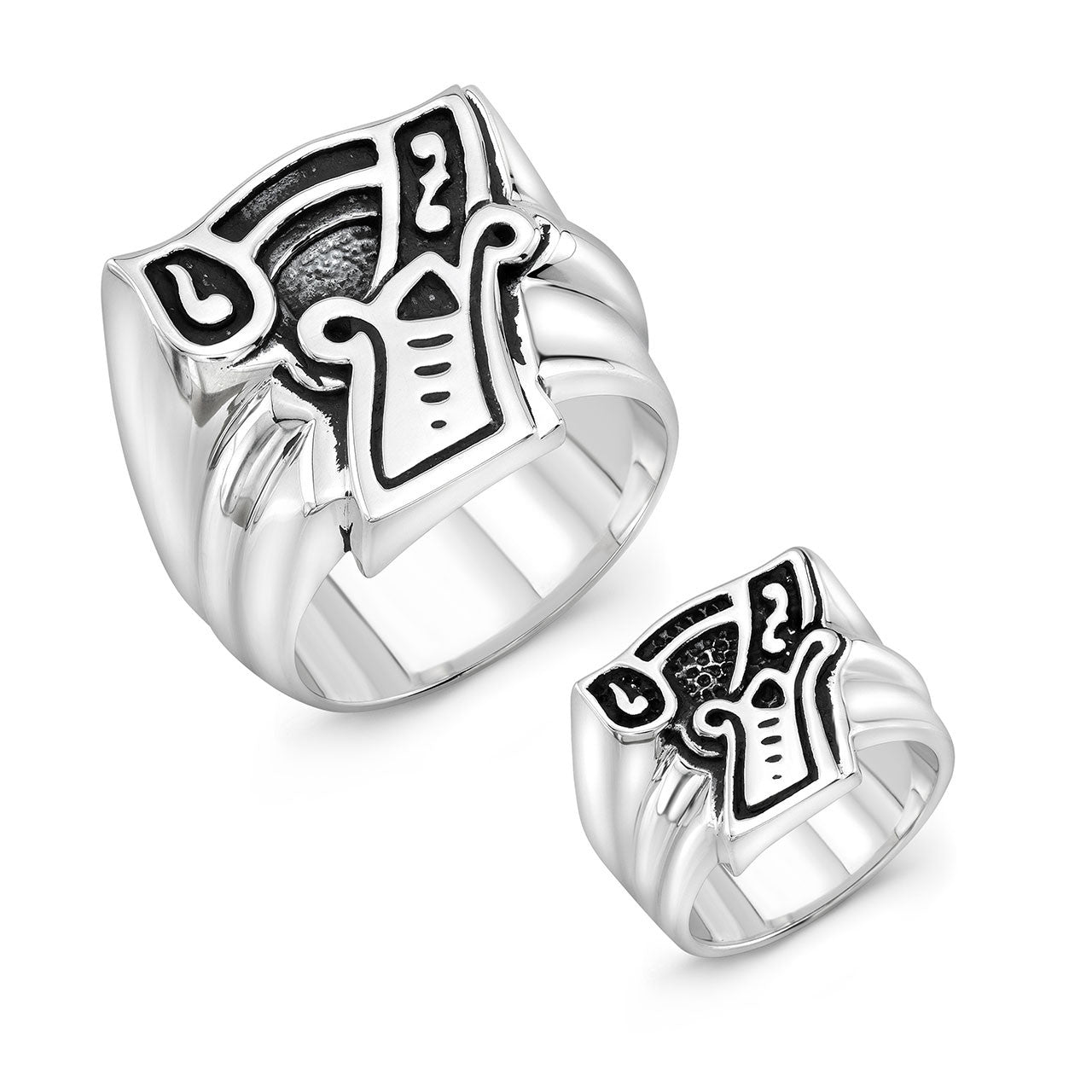 Classic Tattoo hotsell inspired LUCKY 7 , Sterling Silver Ring